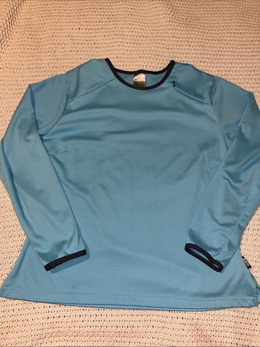 Nike Dri-FIT Women’s Long Sleeve Running Top Blue Size XL (16–18)